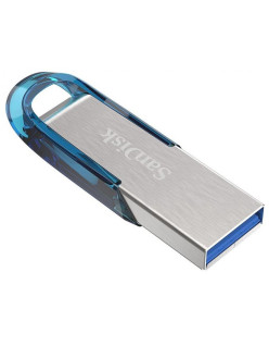 MEMORIE USB 3.0 SANDISK 64 GB, clasica, carcasa metalic, negru / argintiu, "SDCZ73-064G-G46B" (timbru verde 0.03 lei)
