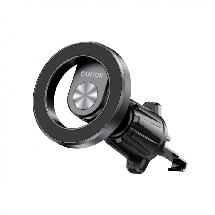 CANYON Magnetic car holder OnGrip 12 suction + air vent Black