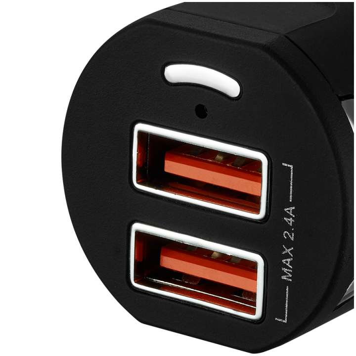 CANYON car charger C-04 2.4A/2USB-A Black