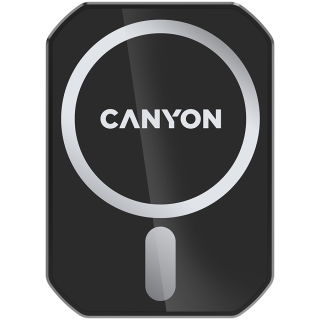 CANYON CH-15, Magnetic car holder and wireless charger, C-15-01, 15W，Input: USB-C: 5V/2A, 9V/3AOutput: 5W, 7.5W, 10W, 15W83*60*8