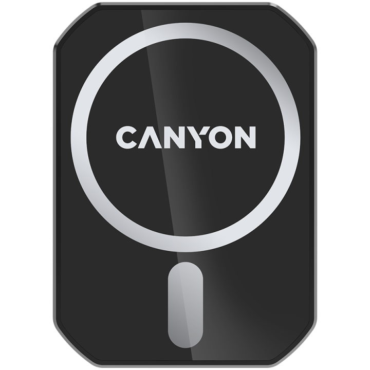 CANYON CH-15, Magnetic car holder and wireless charger, C-15-01, 15W，Input: USB-C: 5V/2A, 9V/3AOutput: 5W, 7.5W, 10W, 15W83*60*8