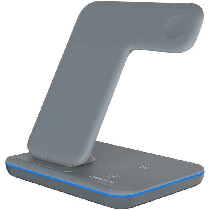 CANYON wireless charger WS-303 15W 3in1 Gray