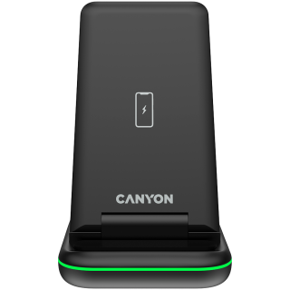 CANYON wireless charger WS-304 15W 3in1 Black