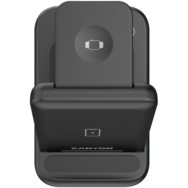 CANYON wireless charger WS-304 15W 3in1 Black