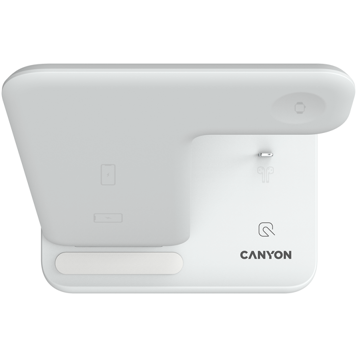 CANYON wireless charger WS-302 15W 3in1 White