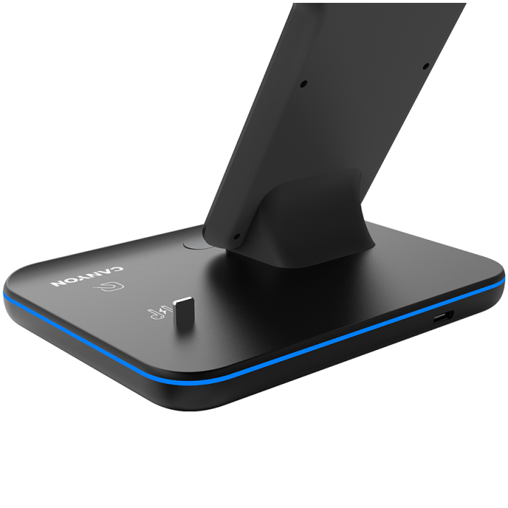 CANYON wireless charger WS-302 15W 3in1 Black
