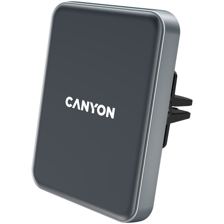 CANYON CH-15, Car holder and wireless charger MegaFix, C-15, 15W, Input: USB-C: 5V/2A, 9V/3A Output: 5W, 7.5W, 10W, 15W89*65*12m