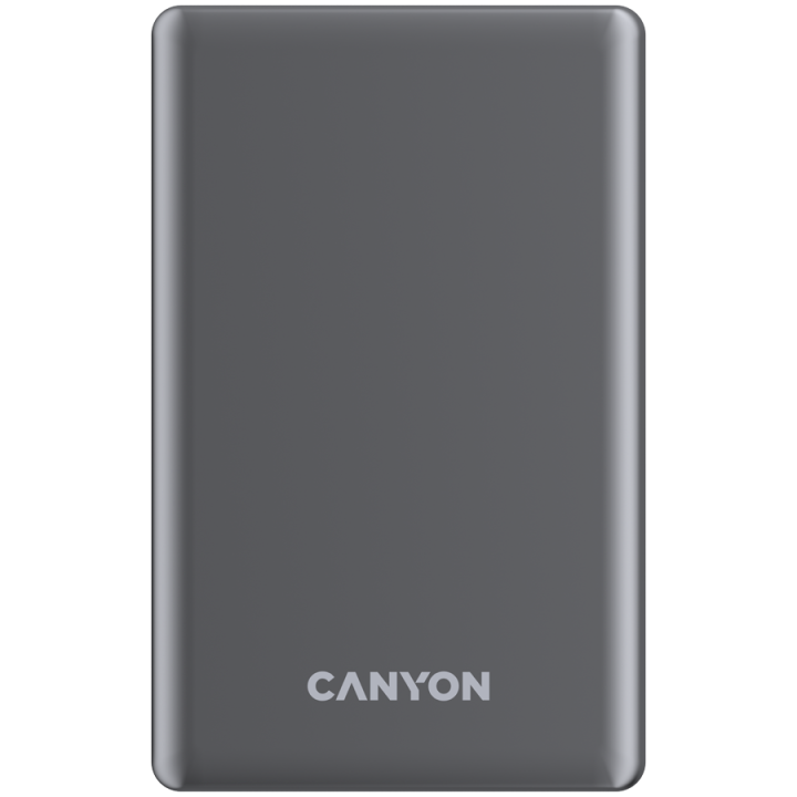 CANYON power bank OnPower 505 slim Magnetic 5000 mAh PD20W Dark Grey