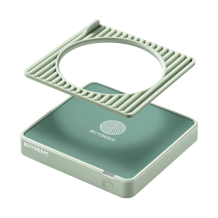 BUYDEEM Mug/coffee warmer, model OA2001, color Cozy Greenish