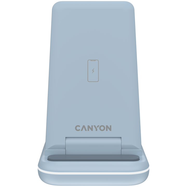 CANYON wireless charger WS-304 15W 3in1 Blue