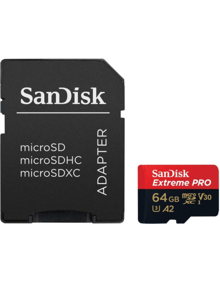 MEMORII. SD CARD Sandisk MICROSDHC 64GB CL10 SDSQXCU-064G-GN6MA, "SDSQXCU-064G-GN6MA" (timbru verde 0.03 lei)