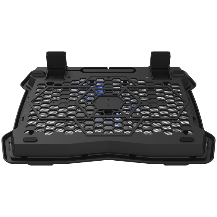 CANYON NS02, Cooling stand single fan with 2x2.0 USB hub, support up to 10”-15.6” laptop, ABS plastic and iron, Fans dimension:1