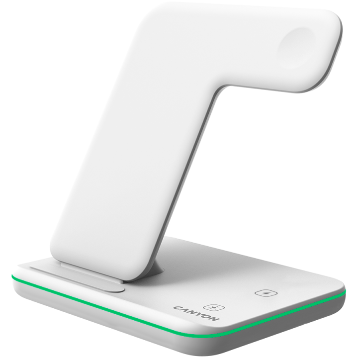 CANYON wireless charger WS-303 15W 3in1 White