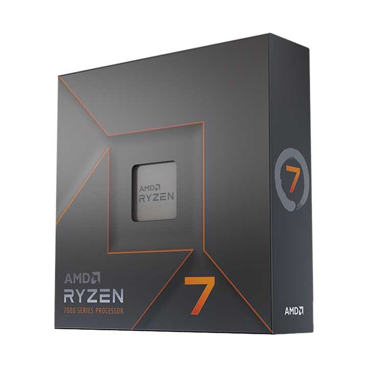 AMD CPU Desktop Ryzen 7 8C/16T 7700X (4.5/5.0GHz Boost,40MB,105W,AM5) box, with Radeon Graphics