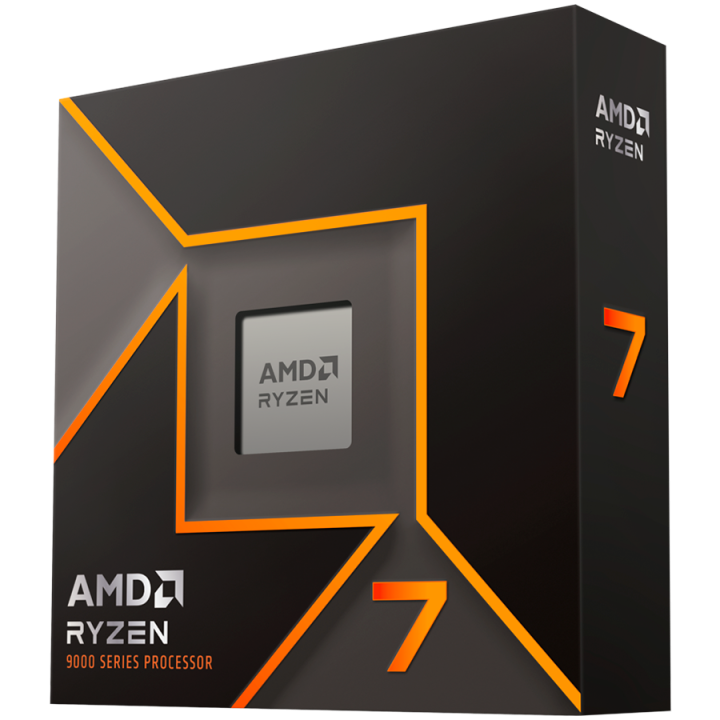 AMD CPU Desktop Ryzen 7 8/16T 9700X (3.8GHz/5.5GHz,40MB,65W,AM5) box, with Radeon Graphics