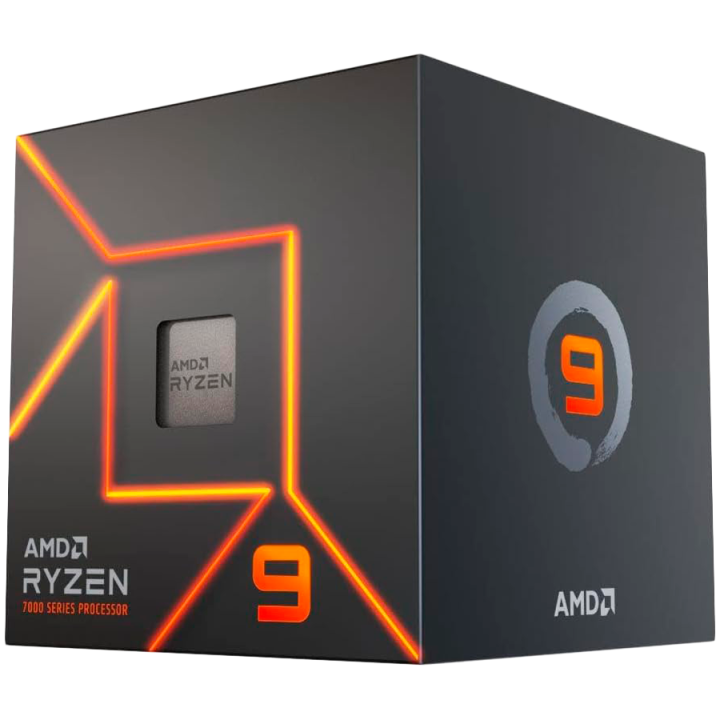 AMD CPU Desktop Ryzen 9 12C/24T 7900 (5.4GHz Max Boost,76MB,65W,AM5) box, with Radeon Graphics