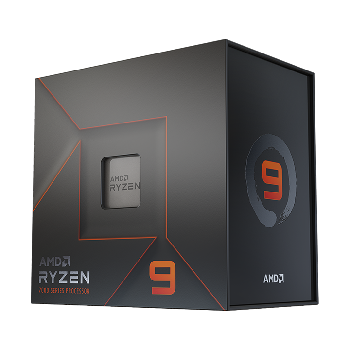 AMD CPU Desktop Ryzen 9 12C/24T 7900X (4.7/5.0GHz Boost,76MB,170W,AM5) box, with Radeon Graphics