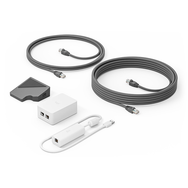 LOGITECH PoE Injector with plug set - OFF WHITE - OTHER - WW - POE INJECTOR W/ PLUG SET