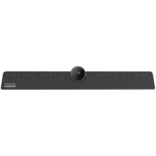 Prestigio Solutions Video Conferencing Collaboration Bar Alpha: UHD, 12MP, 6 mic, 8m (Range), Connection via USB Type-C or AUX