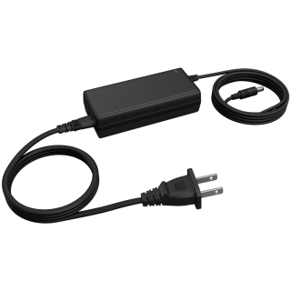 JABRA PanaCast 50 Power Supply, UK PSU, Black with Cable
