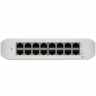UBIQUITI Lite 16 PoE (8) GbE PoE+, (8) GbE ports 45W total PoE availability Wall mountable.