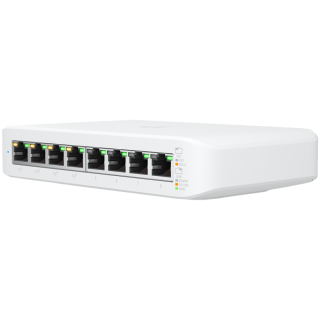 UBIQUITI Lite 8 PoE (4) GbE PoE+, (4) GbE ports 52W total PoE availability Wall mountable.