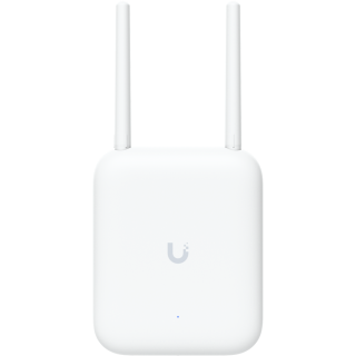Ubiquiti U7-Outdoor All-weather WiFi 7 AP with 4 spatial streams, an integrated directional super antenna, and versatile mountin