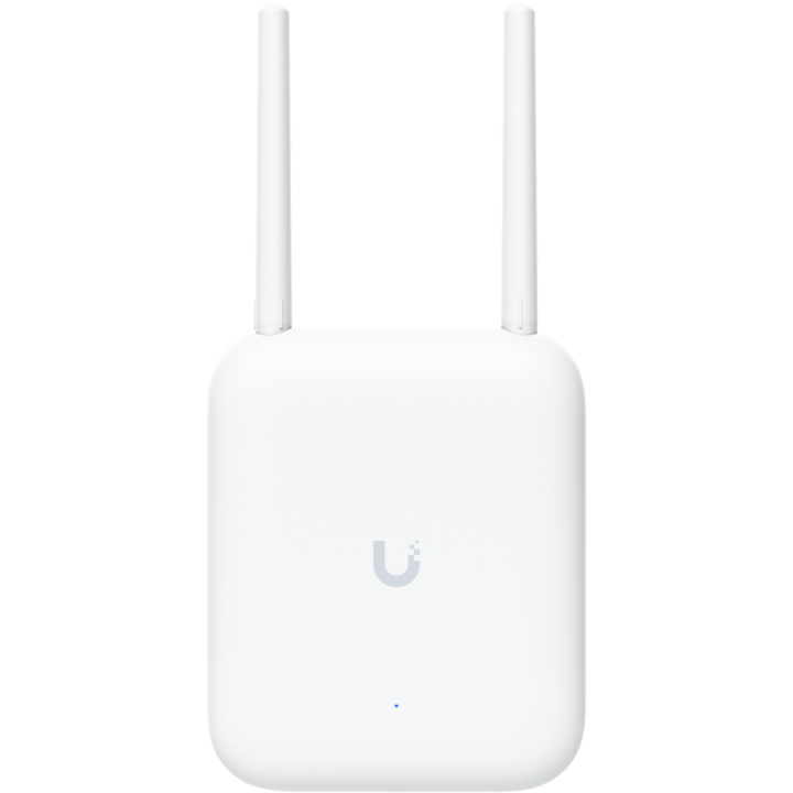 Ubiquiti U7-Outdoor All-weather WiFi 7 AP with 4 spatial streams, an integrated directional super antenna, and versatile mountin