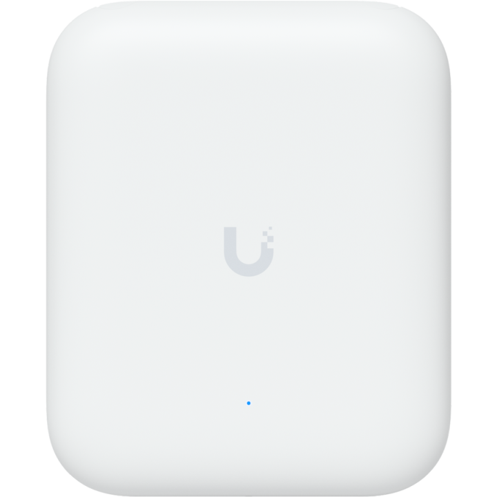 Ubiquiti U7-Outdoor All-weather WiFi 7 AP with 4 spatial streams, an integrated directional super antenna, and versatile mountin