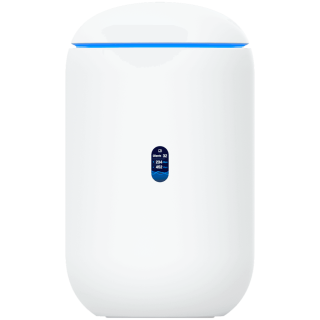 Ubiquiti UniFi UDR7 Dream Router 7 Desktop 10G Cloud Gateway with integrated WiFi 7, PoE switch, microSD storage, and full UniFi