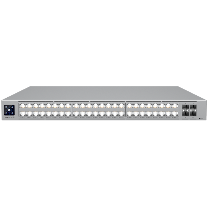 Ubiquiti Layer 3 Etherlighting USW-Pro-XG-48-PoE-EU (32) 10 GbE, (16) 2.5 GbE PoE, and (4) 25G SFP28 ports