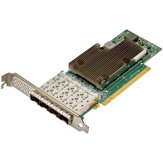 Broadcom NetXtreme P425G (BCM957504-P425G) 4x25GbE (25/10GbE), PCIe 4.0 x16, SFP28, BCM57504, Ethernet Adapter, LP + FH brackets