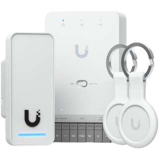 Ubiquity UA-G3-SK all-in-one kit for UniFi Access, designed to manage a single door with one reader. Supports seamless setup and