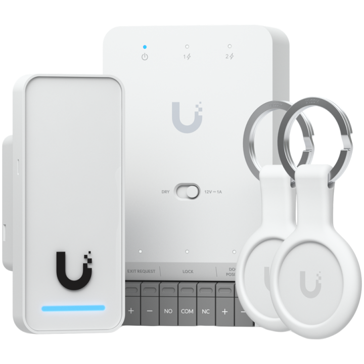 Ubiquity UA-G3-SK all-in-one kit for UniFi Access, designed to manage a single door with one reader. Supports seamless setup and