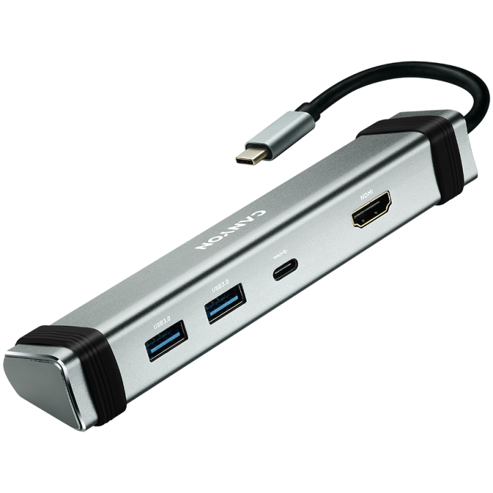 CANYON hub DS-3 4in1 USB-C Space Grey