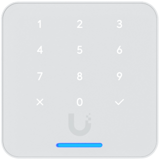 Ubiquity UA-G3-Flex-W Third-generation NFC card reader with a keypad and Touch Pass support, White