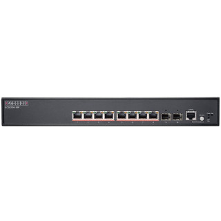 EDGECORE 8 ports 10/100/1000Base-T + 2G SFP uplink ports with 8 port PoE (125W)