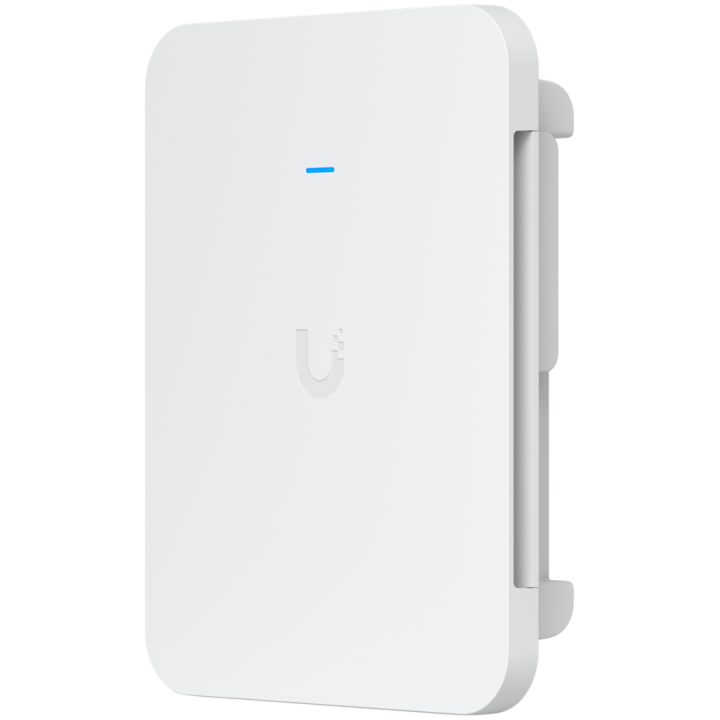 Ubiquiti U7-Pro-Wall mounted WiFi 7 AP with 6 spatial streams and 6 GHz support tailored for home builders with seamless install
