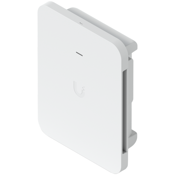 Ubiquiti U7-Pro-Wall mounted WiFi 7 AP with 6 spatial streams and 6 GHz support tailored for home builders with seamless install