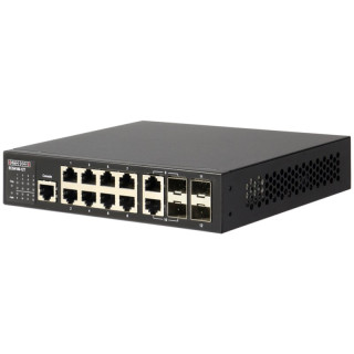 EDGECORE 8 x GE + 2CG + 2 100/1000 SFP L2+ Switch, fan-less design