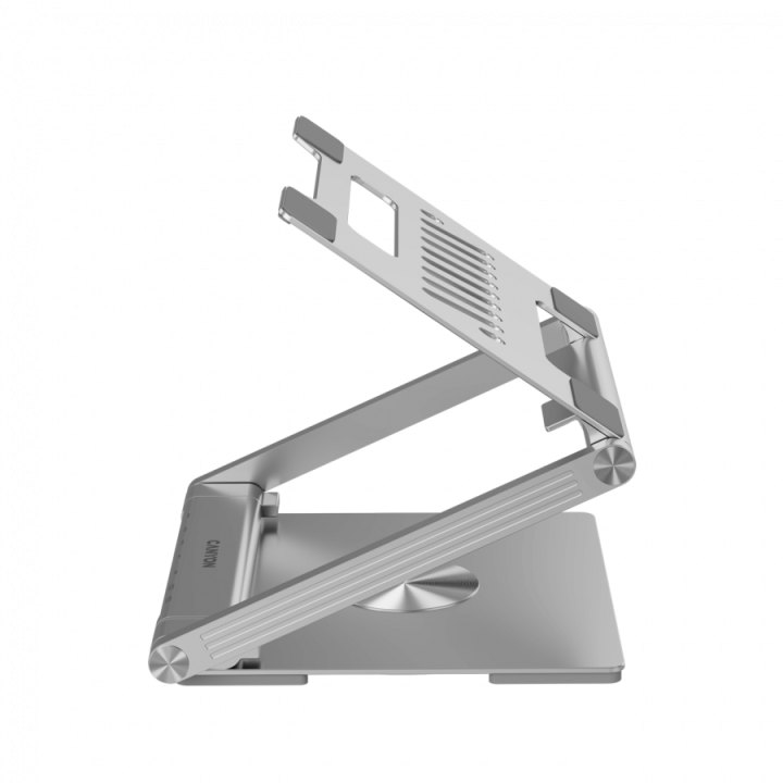Canyon Laptop stands with hub, TYPE C F to HDMI2.0+2USB3.0+USBC3.0+RJ45+PD, TYEP C TO C cable 1m white with Emarker: HUSB332A, M