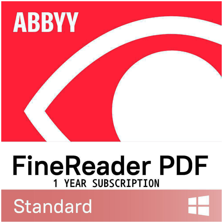 ABBYY FineReader PDF Standard, Single User License (ESD), Subscription, 1y