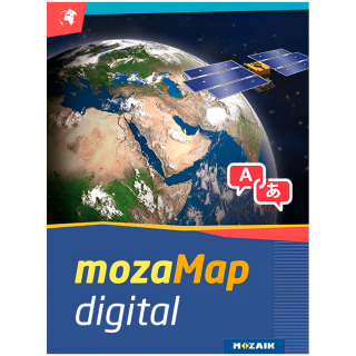 Multilingual Geographical Digital Atlas - Secondary School. 1year, 1device. 288 maps.
