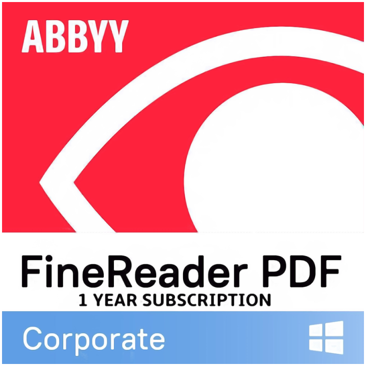 ABBYY FineReader PDF Corporate, Single User License (ESD), Subscription, 1y