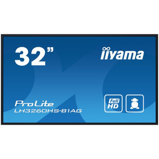 IIYAMA Monitor LED LH3260HS-B1AG 32" Full HD professional digital signage display VA 1920 x 1080 @60Hz 500 cd/m² 8ms Android 11 