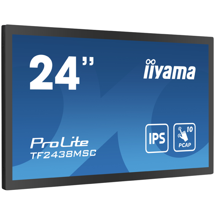 IIYAMA Monitor LED TF2438MSC-B1 TOUCH 23.8” 10pt Optical Bonded PCAP Open Frame 1920 x 1080 600cd 1000:1 5ms bonded PCAP HDMI DP