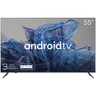 55', UHD, Google Android TV, Black, 3840x2160, 60 Hz, , 2x10W, 83 kWh/1000h , BT5, HDMI ports 4, 24 months