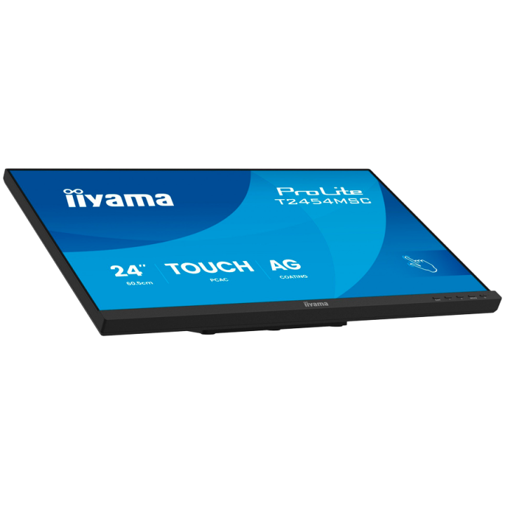 IIYAMA Monitor Touch T2454MSC-B3AG 24" InCell PCAP 10pt touchscreen monitor featuring IPS panel technology, Anti-Glare coating a