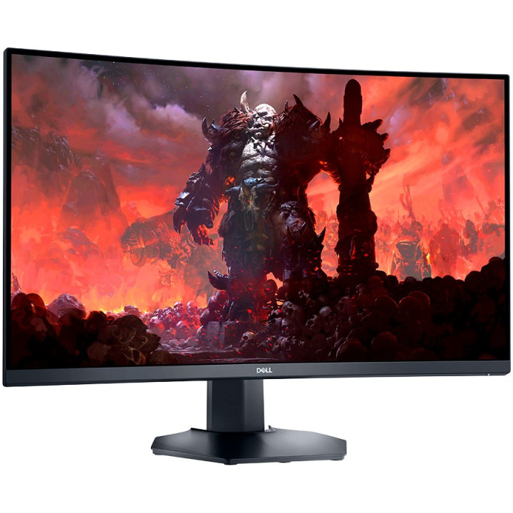 Monitor LED Dell Gaming S3222DGM, 31.5" QHD 2560x1440 165Hz VA Panel 16:9 Curved 99% sRGB, 350 cd/m2, 3000:1, 178/178, 1ms (MPRT