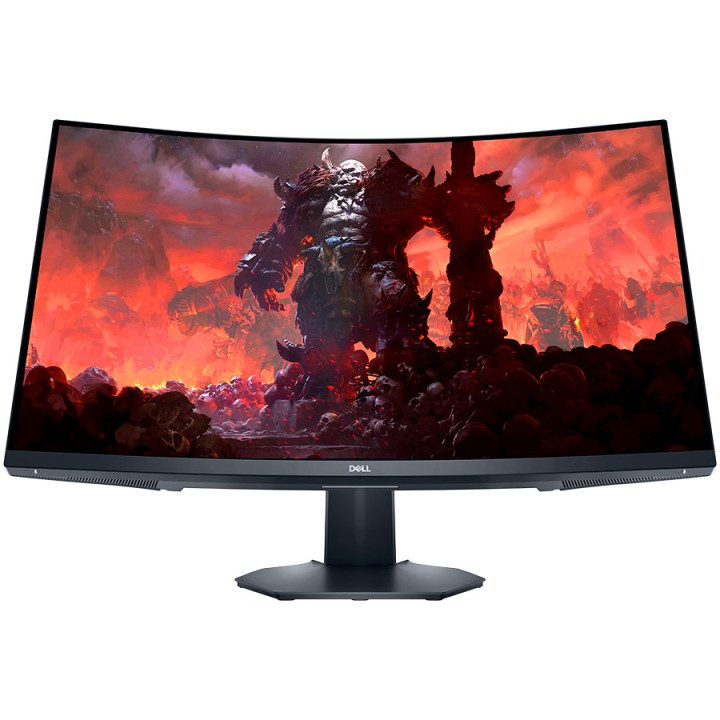Monitor LED Dell Gaming S3222DGM, 31.5" QHD 2560x1440 165Hz VA Panel 16:9 Curved 99% sRGB, 350 cd/m2, 3000:1, 178/178, 1ms (MPRT